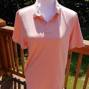 Men's small polo peach color